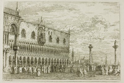 på Piera del Band V, från Vedute av Canaletto