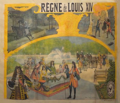 Le Regne de Louis XIV affisch 1904 av Candido Aragonez de Faria