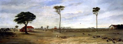 Befäst läger vid Pass of the Fatherland, Paraguay av Candido Lopez