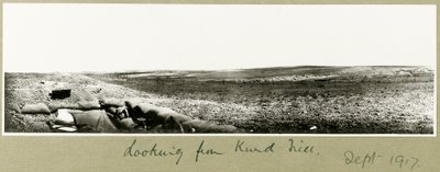 Tittar från Kurd Hill, september 1917 av Capt. Arthur Rhodes