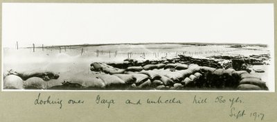 Ser över Gaza och Umbrella Hill, september 1917 av Capt. Arthur Rhodes