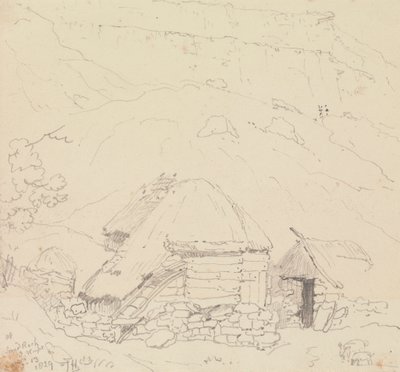 I Sandrock, Isle of Wight, 13 augusti 1829 av Capt. Thomas Hastings