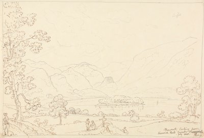 Derwent ser mot Borrowdale, juli 1835 av Capt. Thomas Hastings