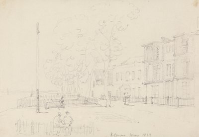East Cowes, maj 1833 av Capt. Thomas Hastings