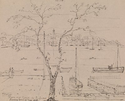 Från vårt hus i East Cowes, söndag kväll, 12 maj 1833 av Capt. Thomas Hastings