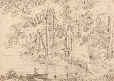 I Ugbrooke Park, maj 1833 av Capt. Thomas Hastings