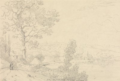 Ser på Wootton Bridge, Isle of Wight, augusti 1828 av Capt. Thomas Hastings