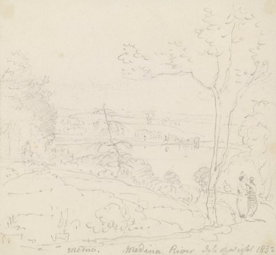 Memo av Medina River, Isle of Wight av Capt. Thomas Hastings