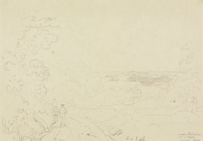 Nära Swainstone, Isle of Wight, augusti 1829 av Capt. Thomas Hastings
