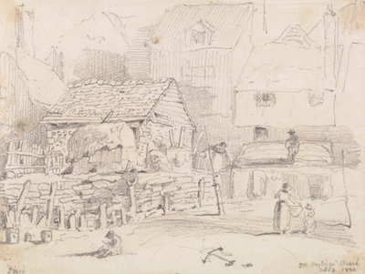På Hastings Beach, 3 oktober 1820 av Capt. Thomas Hastings
