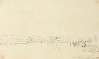 På Medina nära Cowes, Isle of Wight av Capt. Thomas Hastings