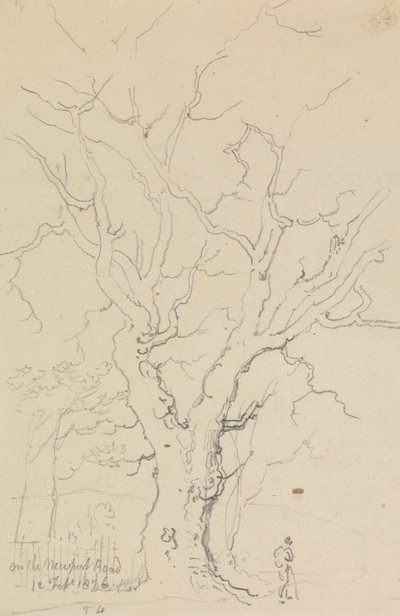 På Newport Road, 12 februari 1826 av Capt. Thomas Hastings