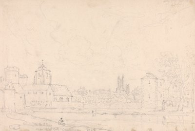 På Stour nära West Gate, Canterbury av Capt. Thomas Hastings