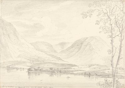 En del av Mellbreak över Crummock Lake, 1 augusti 1835 av Capt. Thomas Hastings