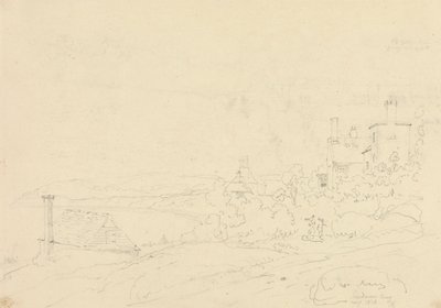 Sandown Bay, Isle of Wight, augusti 1828 av Capt. Thomas Hastings