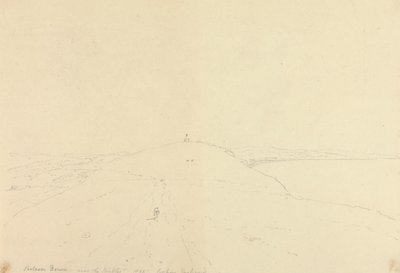 Shalcombe nere nära nålarna, tittar österut av Capt. Thomas Hastings