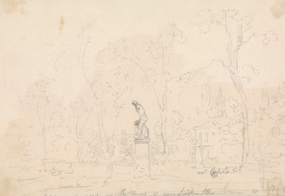 Staty av Kain och Abel i skogen nära Leytonstone av Capt. Thomas Hastings