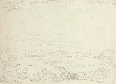 Solnedgång, Beachley, 29 maj 1846 av Capt. Thomas Hastings