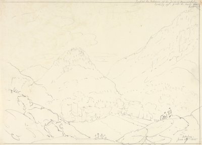 The Jaws of Borrowdale, lördagen den 27 juni 1835 av Capt. Thomas Hastings