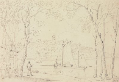 West Cowes, från öst av Capt. Thomas Hastings