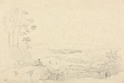 Inom murarna av Carisbrooke Castle, Isle of Wight, juni 1829 av Capt. Thomas Hastings