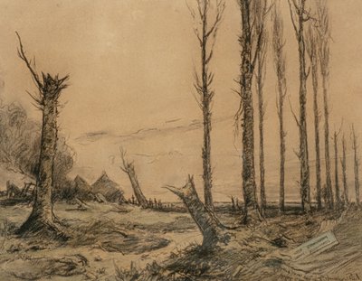 Slaget vid Ypres av Captain Edward Henry Handley-Read