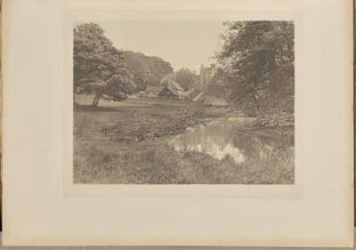 Haddon Hall och Homestead, från floden av Captain George Bankart