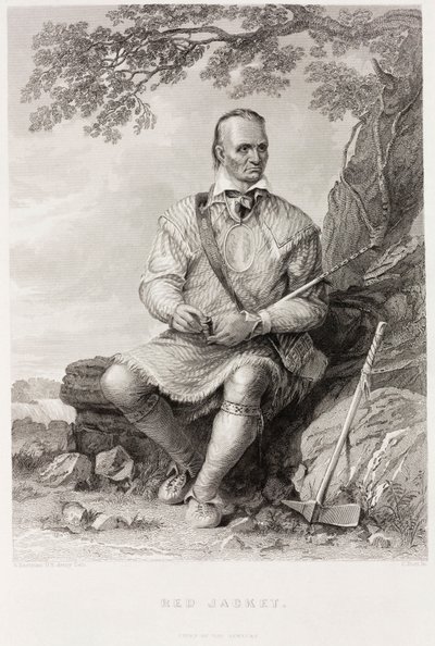Red Jacket, seneca-hövding av Captain Seth (after) Eastman