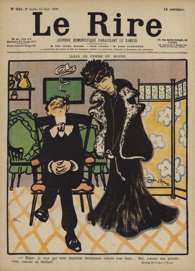 Illustration för Le Rire av Caran d Ache