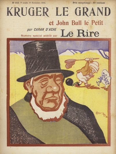 Paul Kruger, Illustration för Le Rire av Caran d Ache