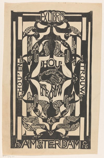 Ex libris från Hou