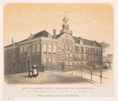 Diakonie gamla kvinno- och barnhem i Haag Diaconie Old Women and Children