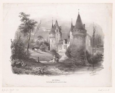 Kasteel Pictura (serietitel på objekt) av Carel Christiaan Antony Last