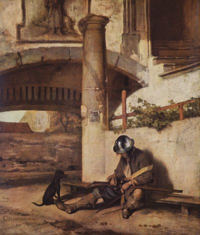 Holländska: Grindvakten av Carel Fabritius