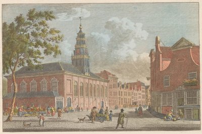 Vallonsk kyrka i Rotterdam, ca 1790 Franska kyrkan i Rotterdam / L