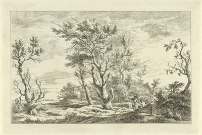 Resenärer i ett landskap Landscapes (A-F) (serietitel) av Carel Lodewijk Hansen