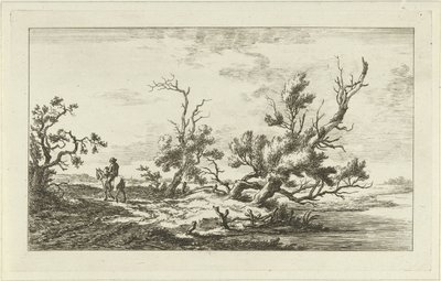 Ryttare i ett landskap Landscapes (A-F) (serietitel) av Carel Lodewijk Hansen