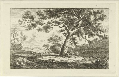Vilande herde Landskap (a-f) (serietitel) av Carel Lodewijk Hansen