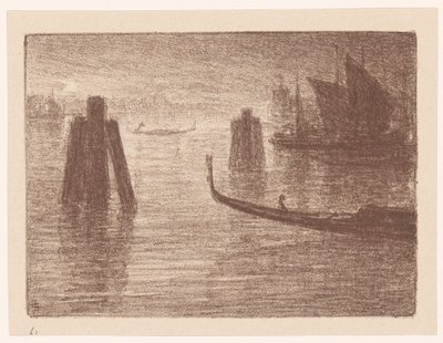 Hamn i Venedig av Carel Nicolaas Storm van 