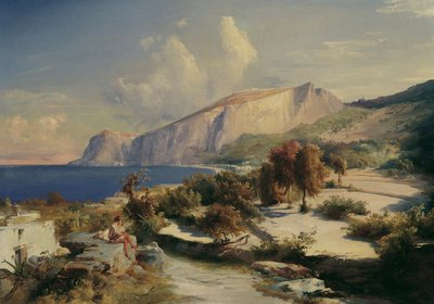 Eftermiddag på Capri av Carl Blechen