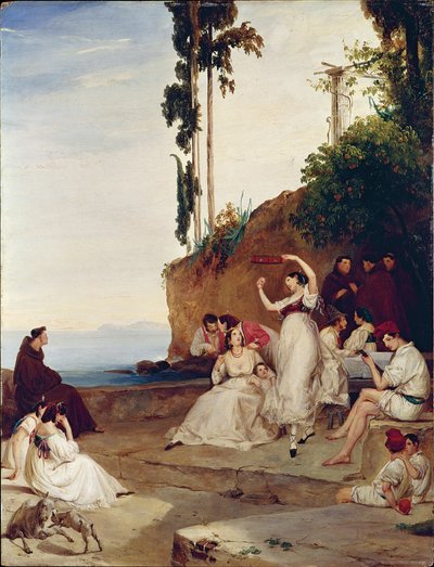 Tarantella av Carl Blechen