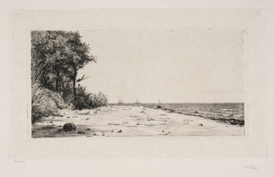 Från Själlands nordkust. Hornbæk plantage av Carl Bloch