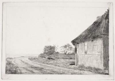 Huset och trädgården vid havet av Carl Bloch