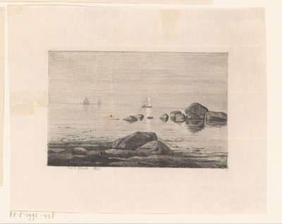 Stenblock i vattnet av Carl Bloch