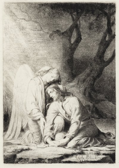 Kristus i Getsemane av Carl Bloch