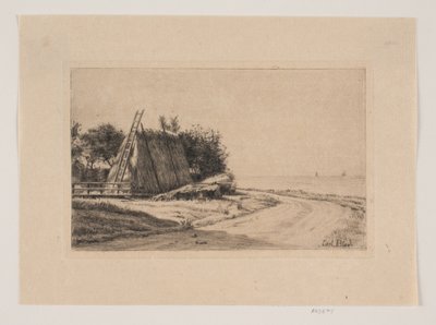 Landskapet med Höstacken av Carl Bloch