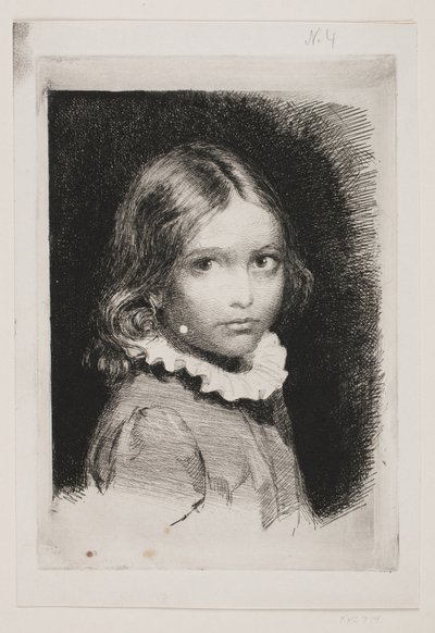 Porträtt av Clara Emilie Rose Bloch av Carl Bloch