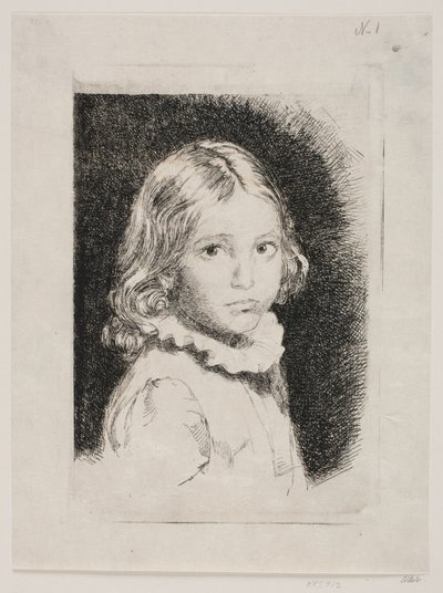 Porträtt av Clara Emilie Rose Bloch av Carl Bloch