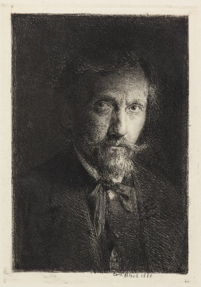 Självporträtt av Carl Bloch