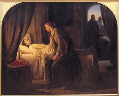 Jairius dotter av Carl Bloch